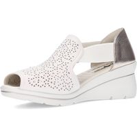 24 hrs sandalias 26453 crema para mujer