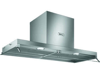 Campana grupo filtrante - Balay 3BD896MX, Decorativa, De pared, 620 m³/h, 250 W, 70 dB, Clase A, Inox