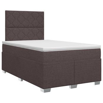 Cama Tapizada 190x120x140,5 Cm Tejido - Marrón
