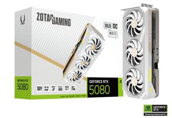 Tarjeta Gráfica Zotac GAMING GeForce RTX 5080 SOLID OC NVIDIA 16 GB GDDR7 DLSS4