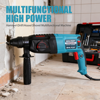 taladro de percusion multifuncional martillo rotativo taladro de impacto herramienta electrica martillo electrico cincel y herramienta electrica con mango ajustable