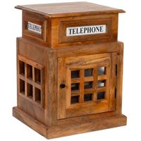 botellero marron 51x38x71h cm