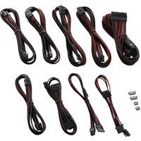 cablemod pro modmesh rt-series asus rogseasonic cable kit - black  burgundy black