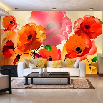 Fotomural - Amapolas Suaves