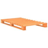 cama individual  cama para adultos  estructura de cama de palets madera maciza pino marron 90x200cm
