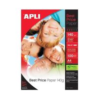 apli a4 glossy paper 140gsm pack of 100