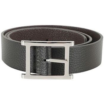 Orciani Collar U08161 A - REVERSIBLE MICRON DOUBLE A-BLACK REV EBANO para hombre