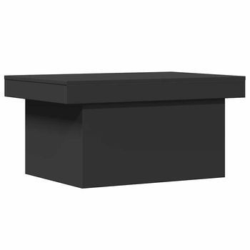 Mesa De Café - Mesa De Centro Madera De Ingeniería Negro 100x55x40 Cm