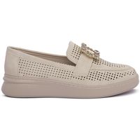 laura biagiotti mocasines beige para mujer