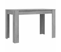 vidaxl mesa de comedor madera de ingenieria sonoma gris 120x60x76 cm