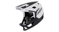 casco integral kenny split blanco   negro