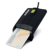 lector dni electronico nilox negro