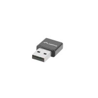 adaptador usb lanberg nc-0300-wi inalambrico 2400 mbits negro