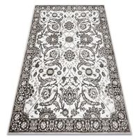 alfombra mateo 8037944 clasico marco flores - estructural gris  be 140x190 cm