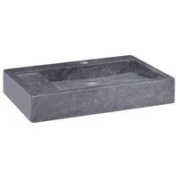 lavabo marmol negro 58x39x10 cm vidaxl