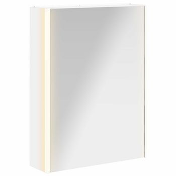 Armario Con Espejo De Baño 53,5 X 15,5 X 70 Cm Vidaxl