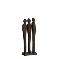 estatua decorativa pegara marron  h35xb13xl7cm