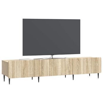 Mueble De Tv | Mueble De Salón | Gabinete De Tv Con Cajón Roble Sonoma 147 X 34,5 X 32 Cm