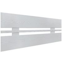 dhome cabecero blanco rustico 90cm horizontal estilo ancho madera reciclada dm herrajes incluidos 90cm horizontal ancho blanco rustico