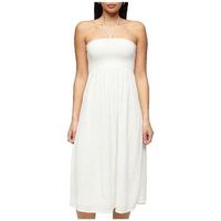 superdry vestidos longue smocked midi beach para mujer