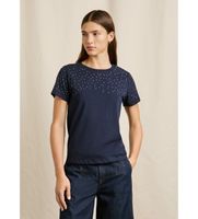 pepe jeans para mujer pl5000056 camiseta elodie marino xl casual algodon manga corta