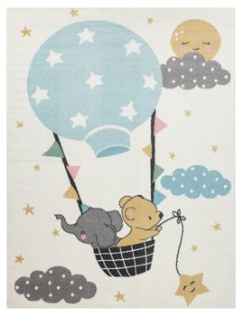 Alfombra infantil Ninique beige 200x280 cm