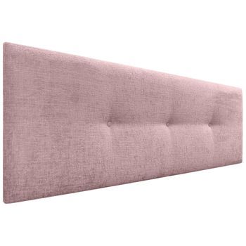 Dhome Cabecero De Lana Natural Con Botones 160x50cm Camas 150/160 - Salmón