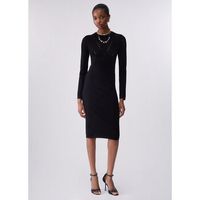 liu jo vestidos vestido falda midi de punto para mujer