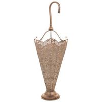 paraguero de metal cobrizo 325x28x82