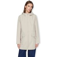 vila abrigo noos tally repellent jacket - feather grey para mujer