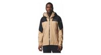 chaqueta impermeable columbia northwest explorer 3l beige para hombre