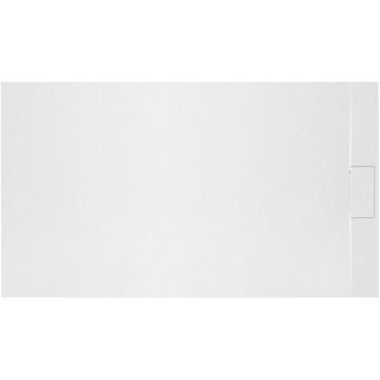 Plato De Ducha Rea Bazalt White 80x120