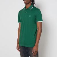 boss orange passertip stretch cotton-pique polo shirt - m