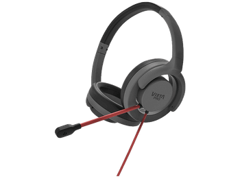Auriculares gaming - Vieta Ventus, Circumaurales, Cable, Micrófono, Negro