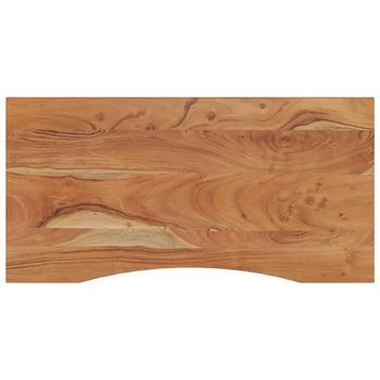 Tablero De Escritorio Rectangular Madera Acacia 120x60x2,5 Cm Vidaxl
