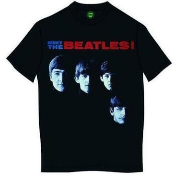 The Beatles Camiseta manga larga Meet para mujer