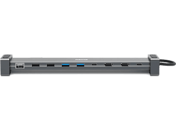 Hub - Hama 00200145, 9 Conexiones, 5 Gbit/s, Plata