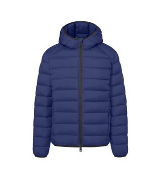 ECOALF para hombre. MCMGAJKASPEN0987W25-165 Chaqueta Aspenal azul (XL), Casual, Sostenible, Poliéster reciclado