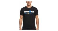 camiseta negra de manga corta para hombre ironman austria