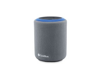 CoolBox Altavoz Bluetooth 5.3 Drop G231, Protección IPX6, Incluye Cable de Entrada Auxiliar, Lector microSD, 6h de Autonomía, Carga USB-C en 2.5h. Color Gris
