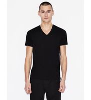 ax armani exchange para hombre 8nzt75zja5z1200 camiseta lisa negro xl casual algodon manga corta