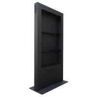 totem kimex 161-4900v para monitor 49r montaje vertical vesa estructura autoportante negro