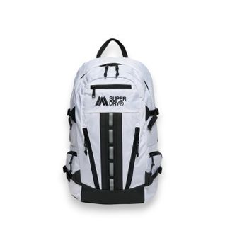 Superdry para mujer. W9110433A Mochila Outdoor 32L blanca (OSFA), Blanco, Tela, Casual