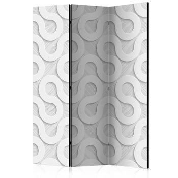 Biombo - Grey Spirals (135x172 Cm)