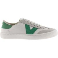 victoria zapatillas olmo barefoot efecto piel serraje verde para hombre