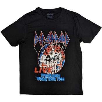 Def Leppard Tops y Camisetas Pyro World Tour para mujer