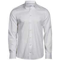 tee jays camisa manga larga luxury para hombre