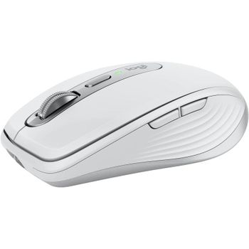 Logitech MX Anywhere 3S Ratón Inalámbrico Bluetooth Compacto Silencioso 8000 DPI Blanco