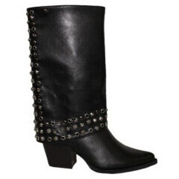 Top3 Botines bota polaina con remaches para mujer