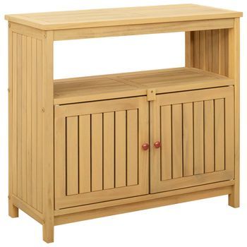 Mesa Consola De Jardín | Mesa De Exterior Acacia Clara 80 X 35 X 75 Cm
